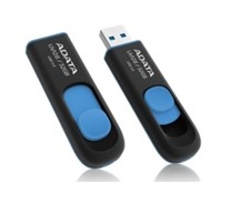 ADATA Flash disk 32GB UV128, USB 3.1 Dash Drive (R:40/W:25 MB/s) ierna/modr